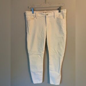 Banana Republic Ivory Corduroy Jeans | Women's Sz 29 (Waist)